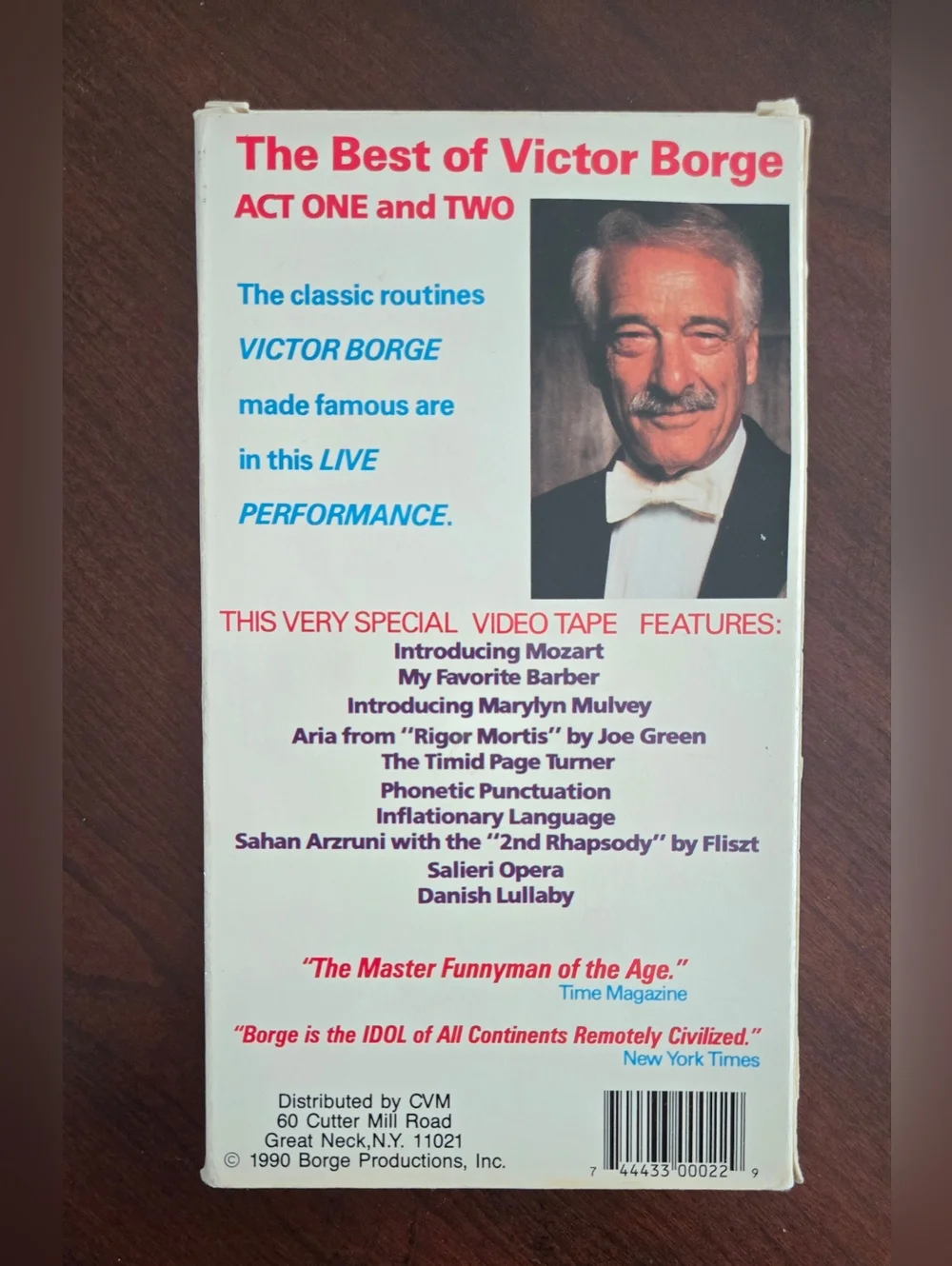 Victor Borge Home Video VHS Set